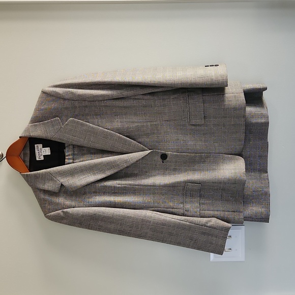 XXL Pendleton Plaid Pant Suit with Gray Shirt Jacket